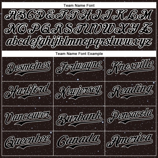 Maglia da baseball bianca e nera con design personalizzato Sky Starry, motivo 3D autentico Maglia da baseball bianca e nera con design personalizzato Sky Starry, motivo 3D autentico