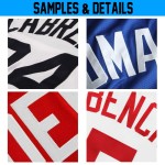 Maglia da baseball personalizzata Royal, bianca, a righe bianche e rosse, autentica Maglia da baseball personalizzata Royal, bianca, a righe bianche e rosse, autentica