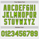 (Maglia da baseball nera neon bianca autentica a righe) Personalizzata verde neon verde-nero (Maglia da baseball nera neon bianca autentica a righe) Personalizzata verde neon verde-nero