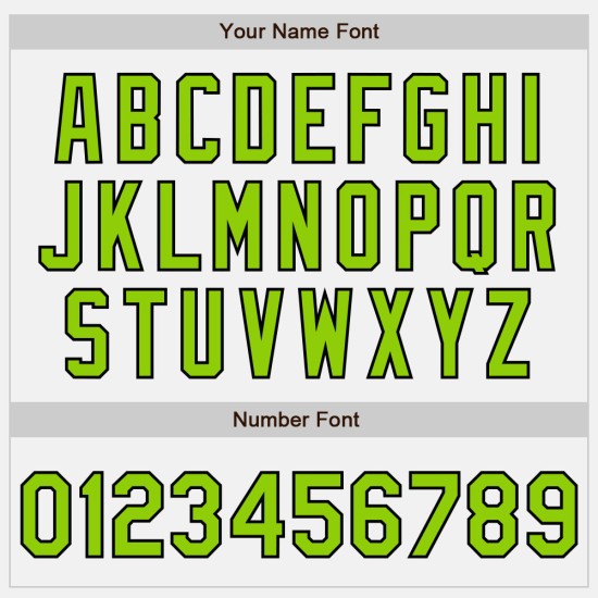 (Maglia da baseball nera neon bianca autentica a righe) Personalizzata verde neon verde-nero (Maglia da baseball nera neon bianca autentica a righe) Personalizzata verde neon verde-nero
