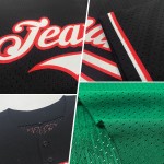 Maglia da baseball bianca autentica retrò Kelly Custom Green Maglia da baseball bianca autentica retrò Kelly Custom Green