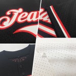 Maglia da baseball personalizzata bianca autentica retrò in maglia rossa e blu navy Maglia da baseball personalizzata bianca autentica retrò in maglia rossa e blu navy
