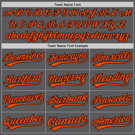 Maglia da baseball personalizzata autentica in acciaio arancione-nera grigia Maglia da baseball personalizzata autentica in acciaio arancione-nera grigia