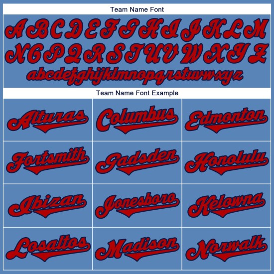 Maglia da baseball personalizzata a coste azzurra, rossa e blu navy, stile retrò Maglia da baseball personalizzata a coste azzurra, rossa e blu navy, stile retrò