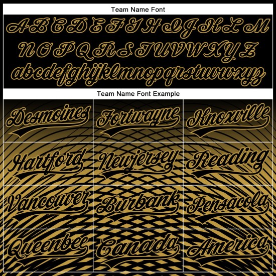 Maglia da baseball nera personalizzata con motivo 3D autentico sfumato e linee di design antico Maglia da baseball nera personalizzata con motivo 3D autentico sfumato e linee di design antico