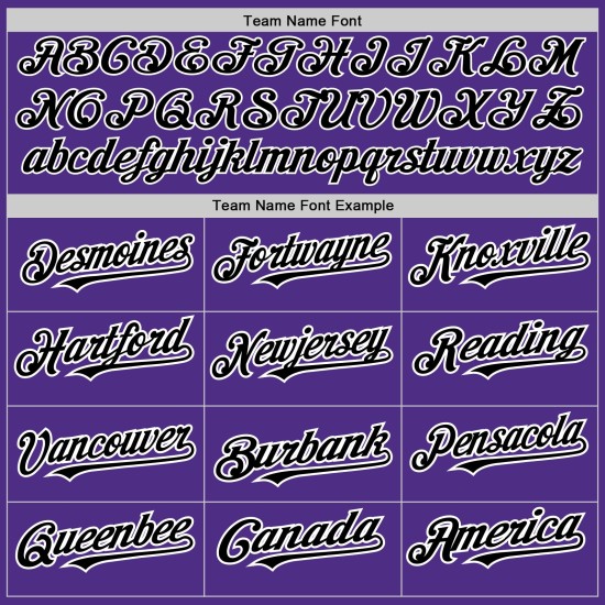 Maglia da baseball a righe viola grigia e nera personalizzata, autentica Maglia da baseball a righe viola grigia e nera personalizzata, autentica