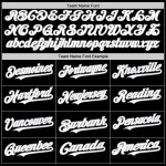 Maglia da baseball autentica bianca grigia personalizzata con righe nere Maglia da baseball autentica bianca grigia personalizzata con righe nere