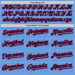 Maglia da baseball blu navy e rossa, maglia retrò leggera personalizzata e autentica Maglia da baseball blu navy e rossa, maglia retrò leggera personalizzata e autentica