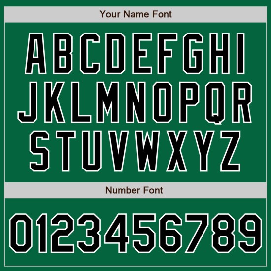 Maglia da baseball personalizzata Green Kelly, bianca, autentica, a righe nere Maglia da baseball personalizzata Green Kelly, bianca, autentica, a righe nere
