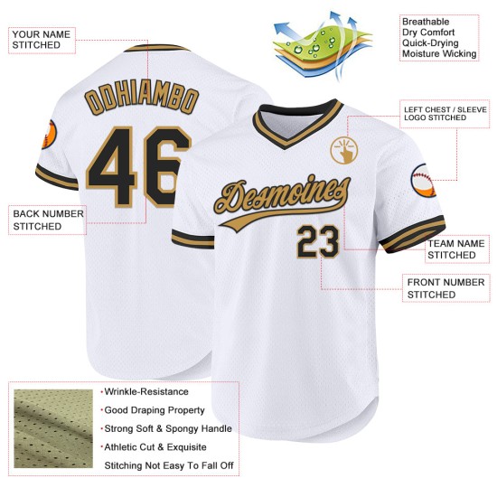 Maglia da baseball vintage nera e bianca personalizzata Maglia da baseball vintage nera e bianca personalizzata