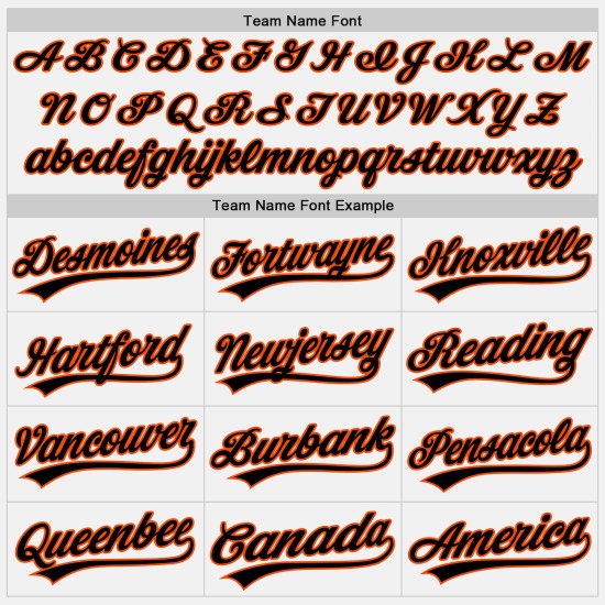 Maglia da baseball personalizzata nera-arancione autentica bianca Maglia da baseball personalizzata nera-arancione autentica bianca