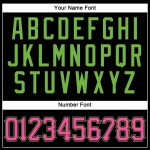 Maglia da baseball personalizzata autentica senza maniche verde rosa-neon nero Maglia da baseball personalizzata autentica senza maniche verde rosa-neon nero