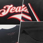 Maglia da baseball personalizzata Throwback, verde erba, bianca e nera, autentica Maglia da baseball personalizzata Throwback, verde erba, bianca e nera, autentica