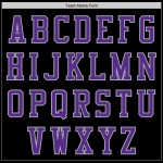 Maglia da baseball autentica nera viola-grigia personalizzata Maglia da baseball autentica nera viola-grigia personalizzata