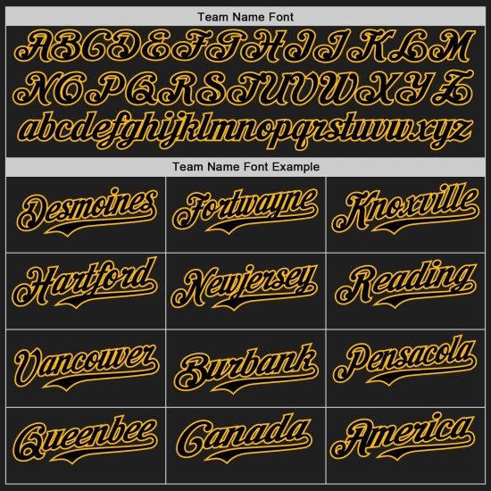 Maglia da baseball con design autentico e coriandoli, motivo personalizzato in oro 3D e nero Maglia da baseball con design autentico e coriandoli, motivo personalizzato in oro 3D e nero