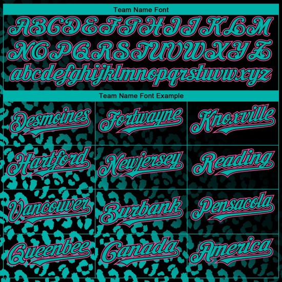 Maglia da baseball con stampa 3D, modello alla moda, nera, autentica, rosa-acqua, leopardata, sfumata, design personalizzato Maglia da baseball con stampa 3D, modello alla moda, nera, autentica, rosa-acqua, leopardata, sfumata, design personalizzato