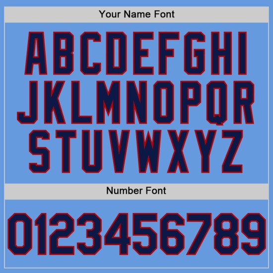 Maglia da baseball blu navy e rossa, maglia retrò leggera personalizzata e autentica Maglia da baseball blu navy e rossa, maglia retrò leggera personalizzata e autentica