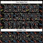 Maglia da baseball personalizzata con motivo 3D di pesce bianco e nero autentico di animali Maglia da baseball personalizzata con motivo 3D di pesce bianco e nero autentico di animali